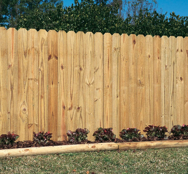 5/8-in x 5-1/2-in x 6-ft Pressure Treated Southern Yellow Pine Dog Ear Fence Picket