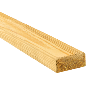 2-in x 4-in x 8-ft #2 Square Wood Pressure Treated Lumber