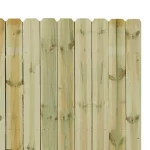 6-ft x 8-ft Pressure Treated Pine Dog Ear Privacy Stockade Fence Panel