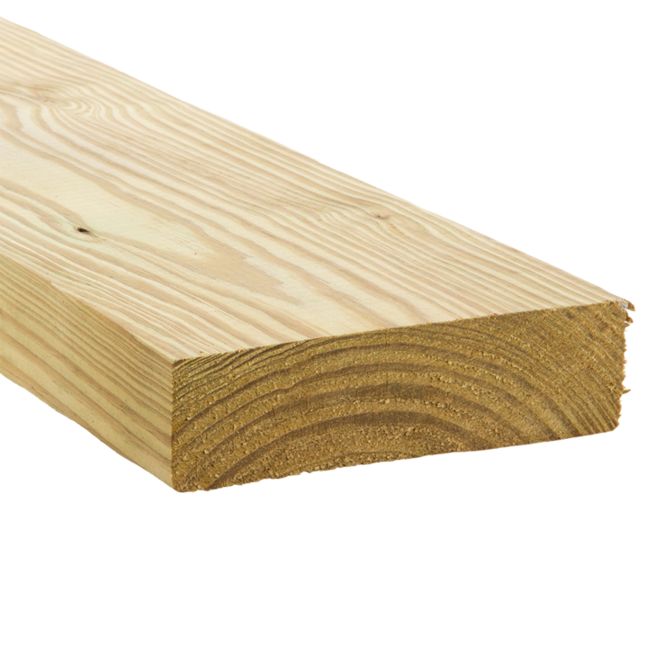 2-in x 6-in x 8-ft #2 Prime Square Wood Pressure Treated Lumber