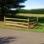 4-in x 7-ft Pressure Treated Pine Flat-top Split-rail End Wood Fence Post